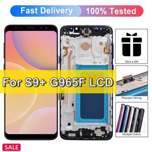 S9 플러스 디스플레이 화면, 삼성 S9 플러스 LCD 디스플레이 G965 G965F LCD 프레임 터치 스크린 디지타이저 어셈블리 교체용