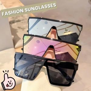 레트로 오버사이즈 선글라스 자외선 차단 Y2K 새로운 패션 한국 스타일 브랜드 힙합 팝 아이웨어 야외 UV400 보호