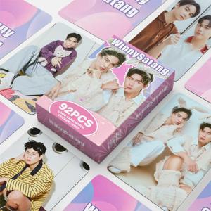92개 윈니 사탕 포토카드 세트 - 태국 유명인 로모 카드와 미니 스티커 HD 인쇄 팬 수집품 아이돌 굿즈 선물
