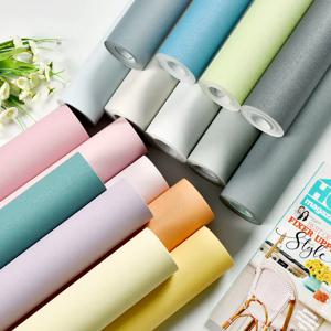 60CM PVC 방수 DIY 셀프 접착 비닐 벽지 주방 캐비닛 데스크탑 컨택트 페이퍼 벽 스티커 홈 데코 롤형 벽지