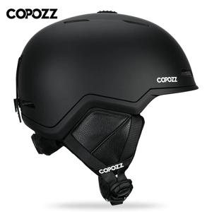 COPOZZ 스키 헬멧 반 덮힌 충격 방지 스키 헬멧 성인 남성 여성 스키 스케이트 보드 스노우 보드 안전 헬멧 여성 남성