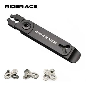 RIDERACE 자전거 체인 링크 펜치 미니 MTB 자전거 빠른 제거 설치 플라이어 사이클링 체인 버클 열기 닫기 클램프 수리 도구