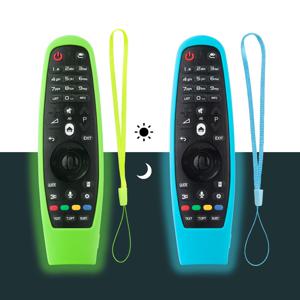LG 스마트 TV 매직 원격 MR20GA MR19BA MR18BA MR650A MR650 MR600 용 1 조각 빛나는 실리콘 보호 케이스