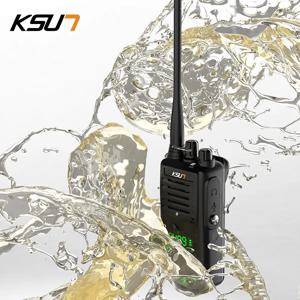 KSUN 워키토키 방수 워키토키 장거리 통신 VHF 라디오 전문가용 송수신기 카약용 P85
