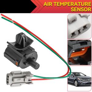 현대 기아 Accent Azera Elantra Santa Fe Sonata Tucson Veracruz Forte Optima Sorento Soul 용 공기 온도 센서 하네스