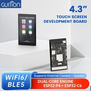 4.3인치 IPS 정전식 스크린(480 * 800) 개발 보드는 ESP32-P4/ESP32-C6 터치 프로그래밍을 지원합니다.