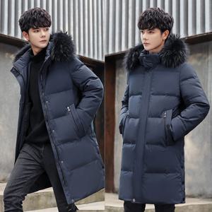 캐나다 패션 겨울 재킷 남성용 다운 코트 파카 남성용 화이트 구스 다운 재킷 방수 두꺼운 아우터웨어 롱 패딩 HWY306