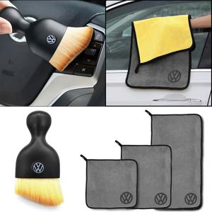 세차용 마이크로파이버 타월 자동차 청소 도구 부드러운 브러쉬 건조용 천 VW 골프 5 4 6 GTI 제타 시로코 투란 폴로 비틀용