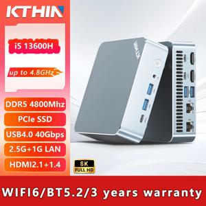 13세대 i5 13600H 미니 PC USB4.0 4.8GHz 2.5G LAN 게이밍 미니 PC WIFI6 블루투스5.2 DDR5 4800MHz PCIe SSD 미니 데스크탑 PC