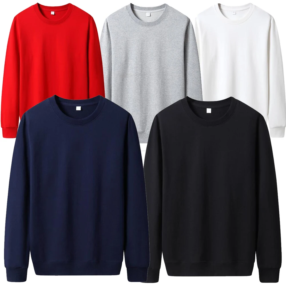남성 캐주얼 까마귀 솔리드 컬러 스웨트 패션 겨울 가을 캐주얼 스웨터 풀오버 양털 streetwear