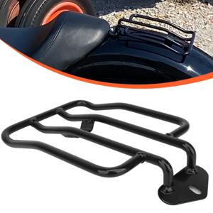 오토바이 블랙 수화물 랙 후면 솔로 시트 펜더 랙 선반 Harley Sportster Iron XL 883 1200 2004-2021