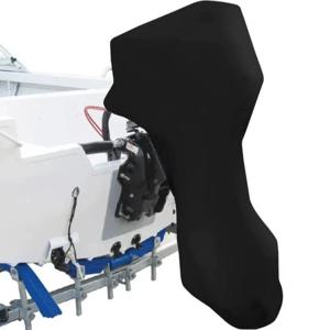 엔진 보트 커버 PA 방수 방우 보트 커버, 요트 보트 모터 커버, 420D 보트 커버 6-225HP, 간편하고 휴대 가능