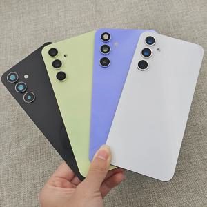 삼성 갤럭시 A54 5G A546 SM-A546U 유리 후면 덮개 배터리 커버 후면 하우징 케이스 교체 부품 및 카메라 렌즈