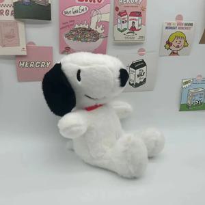 30cm 귀여운 스누피 봉제 인형 흰색 강아지 부드러운 베개 인형 만화 동물 생일 선물!