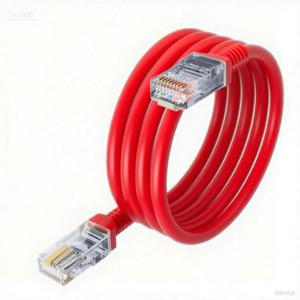 UTP Cat6 이더넷 패치 케이블 RJ45 플러그 레드 라우터용 적합 2M 3M 20M 25M