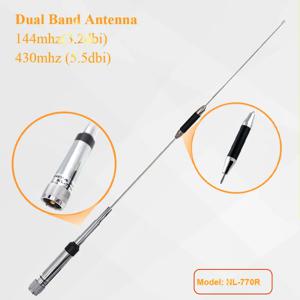 나고야 NL-770R 듀얼 밴드 144/430MHz 모바일 안테나 3.0/5.5 DBi 고이득 안테나 (FT-8800R FT-2800M 차량용 송수신기용)