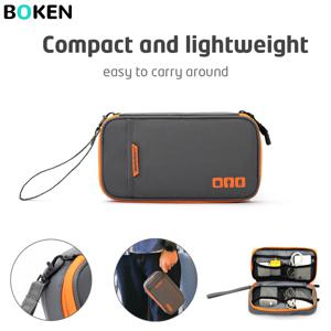 휴대용 전자기기 정리 가방 - 여행, 가젯, 충전기, USB, 보조배터리용 다중 수납공간이 있는 케이블 보관 케이스