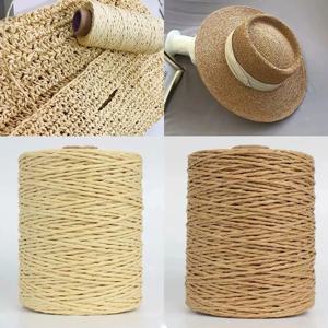 190g 라피아 원사, 대나무 섬유로 만든 밀짚 종이 원사, 수제 DIY 재료, 여름 모자, 슬리퍼, 가방, 컵 세트, 다양한 귀여운 장식품, 매달린 장식품, 선물 상자 및 꽃다발 포장용 밧줄 등을 만들기에 적합합니다. 1봉지 = 190g = 2