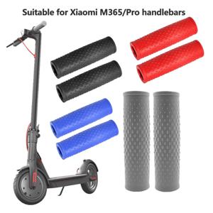 Xiaomi M365/1s/전기 스쿠터 액세서리 용 고무 핸들 바 그립 미끄럼 방지 검정색 스케이트 보드 라이딩 부품