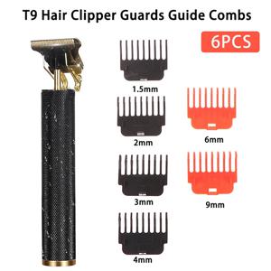 T9 헤어 클리퍼 가드 가이드 빗 트리머 커팅 가이드 스타일링 도구 부착 호환 1.5mm 2mm 3mm 4mm 6mm 9mm