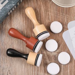 나무 손잡이 스펀지 헤드 씰 스크랩북 장식 페인팅 스탬핑 DIY 응용 도구 창의적인 수공예 선택