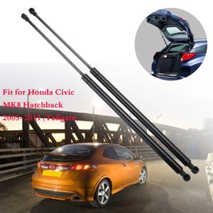 Honda Civic MK8 Hatchback 2005 - 2011 용 2X 뒷 트렁크 테일 게이트 부츠 가스 스프링 충격 리프트 스트럿 스트럿츠 지지대
