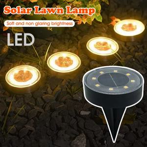 LED 야외 태양광 지상 조명 IP68 방수 조명 제어 경로 데크 조명 마당 진입로 잔디밭 정원 장식 램프