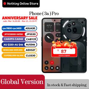새로운 폰 (3a) Pro 6.77 AMOLED 블루투스 5.4 스냅드래곤 7s Gen 3 5G 메인 카메라 50MP 12GB 256GB