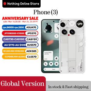 Nothing Phone (3) 퀄컴 스냅드래곤 8S 4세대 6.77인치 120Hz 50MP 카메라