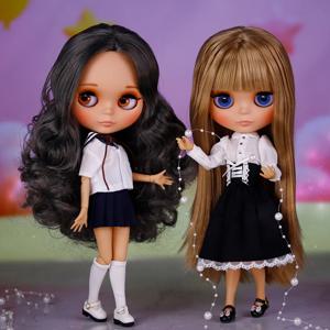 ICY DBS 블라이스 인형 탄 스킨 매트 페이스 눈썹 포함 특가 1/6 BJD 조인트 바디 네오 크리스마스 선물 애니메이션