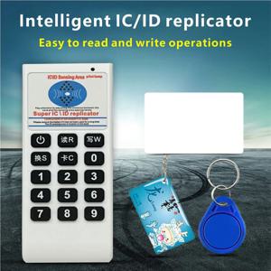Uid 라벨 리더가 있는 휴대용 Rfid 복사기 125khz T5577 작가 13.56mhz Uid 라벨 종이 카드 키 클로너 프로그래머 복사기