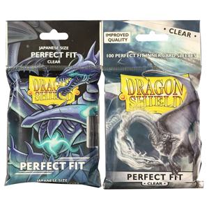 100개/세트 드래곤 쉴드 투명 카드 슬리브 일본/표준 사이즈 완벽 호환 TCG 카드 보호기