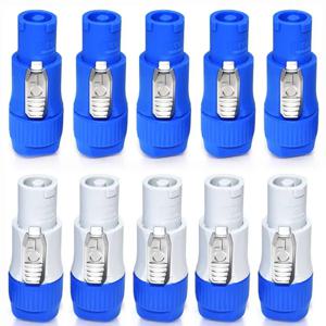 20A 파워콘 커넥터 남성 플러그 AC 케이블 250V 전원 플러그 어댑터 (스테이지 조명, LED 스크린용) NAC3FCA NAC3FCB 소켓 NAC3MPA