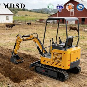 CE/EPA 인증 미니 굴삭기 0.8-3.5톤 디젤 엔진 마이크로 굴착기 풀 악세서리 포함 EPA 유로5 무료 배송