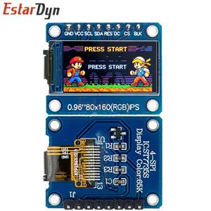 Estardyn 0.96 인치 IPS LCD TFT 디스플레이 모듈 160x80 HD 65K SPI 인터페이스 ST7735S 3.3V Arduino Raspberry Pi DIY 프로젝트용