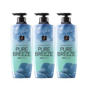 엘라스틴 퍼퓸 퓨어브리즈 샴푸 600ml 3개