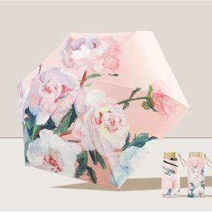 자외선 완벽 차단 초경량 6단 방수 모던 트렌디 아트 양산 원터치 이중 코팅 접이식 우산 (2개이상추가할인)