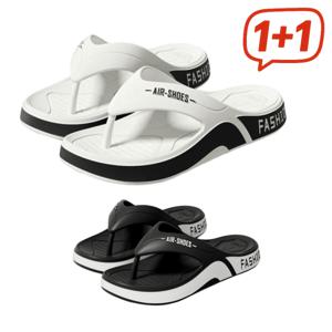 1+1 슬기로운 쪼리 생활 에어 스포츠 남녀 플립플랍 비치샌들 세트로 여름 내내 사용하세요~
