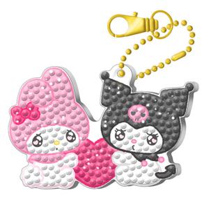 보석십자수 키링 만들기 diy 산리오 마이멜로디 쿠로미 만들기키트 5개세트