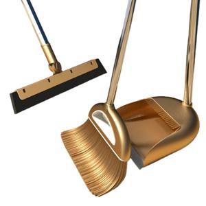 실리콘 밀대 빗자루 세트 현관 미용실 학교 사무실 스퀴지 바닥청소 물기제거 쓰레받기 포함