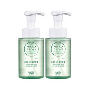 해피바스 마이크로 클린 솝베리/딥버블 버블폼 300ml 2개