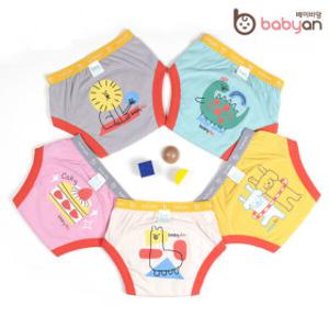 베이비앙 대나무 밤부 70% 아기 유아 배변기저귀 (기저귀바우처 사용가능) 국내산 무형광 배변훈련팬티