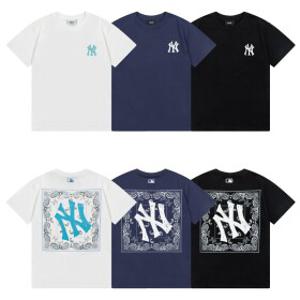 MLB 남녀공용 커플 티셔츠 캐주얼 반팔 TS520