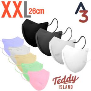 A3 새부리형 컬러 9종 특대형 마스크 얼큰이 빅사이즈 대형 초특대형 숨쉬기편한 귀안아픈 쿨 여름용 50매