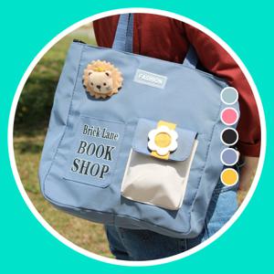 넉넉한 수납 공간과 생활방수 크로스 에코백