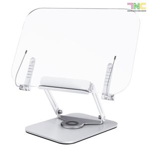 7NC 투명 회전형 독서대 북스탠드 독서 거치대 높이조절 책 받침대 각도조절 아크릴 스탠드
