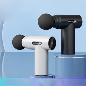 1+1 미니 휴대용 무선 마사지건 목 어깨 안마기 전동 마사지기 6단계조절 진동 안마기