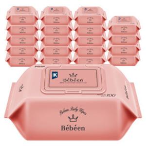 베베앙 시그니처 물티슈 100매 20팩 대용량 캡형 아기물티슈