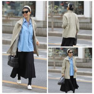 컴팩트점퍼.하이넥.가볍고.탄탄한.바람막이.쌀쌀한.퀄리티.키큰.빅사이즈.3040.미시룩.동안룩.여성.패션