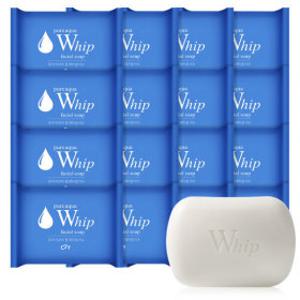 (오늘만 1개 808원)아쿠아 휩 세안 세수비누 올인원 대용량 비건  100g 16개